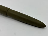 Ranga India Giant Torpedo Green unpolished ebonite  - Fountain Pen