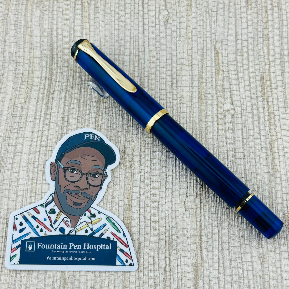 Pelikan M200 Clear Blue Demonstrator - Fountain Pen