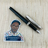 Waterman Hemisphere Deluxe Metal Black - Fountain Pen