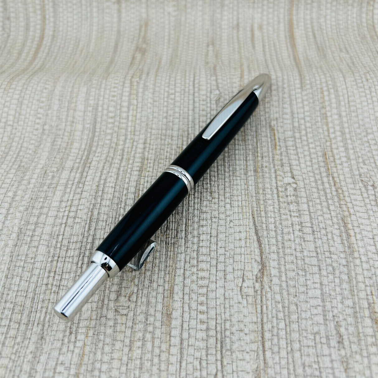 Pilot Vanishing Point Rhodium Trim Black - Fountain Pen