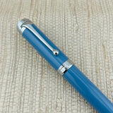 Aurora Talentum Celestial Blue with Chrome Trim - Rollerball Pen
