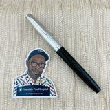 Aurora Duo Cart Black with Chrome Lined Cap - Fountain Pen