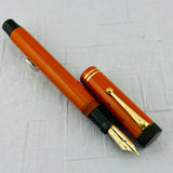 Parker Duofold Senior Big Red Orange Permanite - Fountain Pen