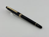 Montblanc Classique #144 Black Resin Fountain Pen  - Medium  14kt Gold Nib