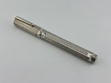 Montegrappa Reminiscence 80th Anniversary (1912 – 1992) Limited Edition Sterling Silver Fountain Pen - Fine 18kt Gold  Nib