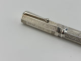Montegrappa Reminiscence 80th Anniversary (1912 – 1992) Limited Edition Sterling Silver Fountain Pen - Fine 18kt Gold  Nib