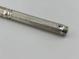 Montegrappa Reminiscence 80th Anniversary (1912 – 1992) Limited Edition Sterling Silver Fountain Pen - Fine 18kt Gold  Nib