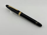 OMAS Largest Ogiva "Extra" Black  Fountain Pen - Medium 18kt Gold Nib