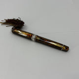 OMAS Princess Paragon Extra Arco Bronze Celluloid Fountain Pen - Extra Fine 18kt Gold Nib