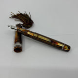 OMAS Princess Paragon Extra Arco Bronze Celluloid Fountain Pen - Extra Fine 18kt Gold Nib