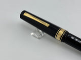 OMAS Black Vegetal Resin Facetted Standard Size Paragon  Rollerball