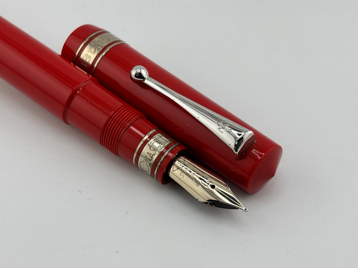 OMAS Red Ferrari 348 Challenge Fountain Pen - Medium 18kt Gold Nib