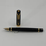 Waterman Liaison Black Resin Fountain Pen-STUB 18kt Gold Nib