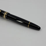 Montblanc #146 Black Resin LeGrand Meisterstuck Fountain Pen  - Fine 18kt Gold Nib (Generally Sold with 14kt Nib)