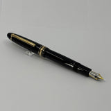 Montblanc #146 Black Resin LeGrand Meisterstuck Fountain Pen  - Fine 18kt Gold Nib (Generally Sold with 14kt Nib)