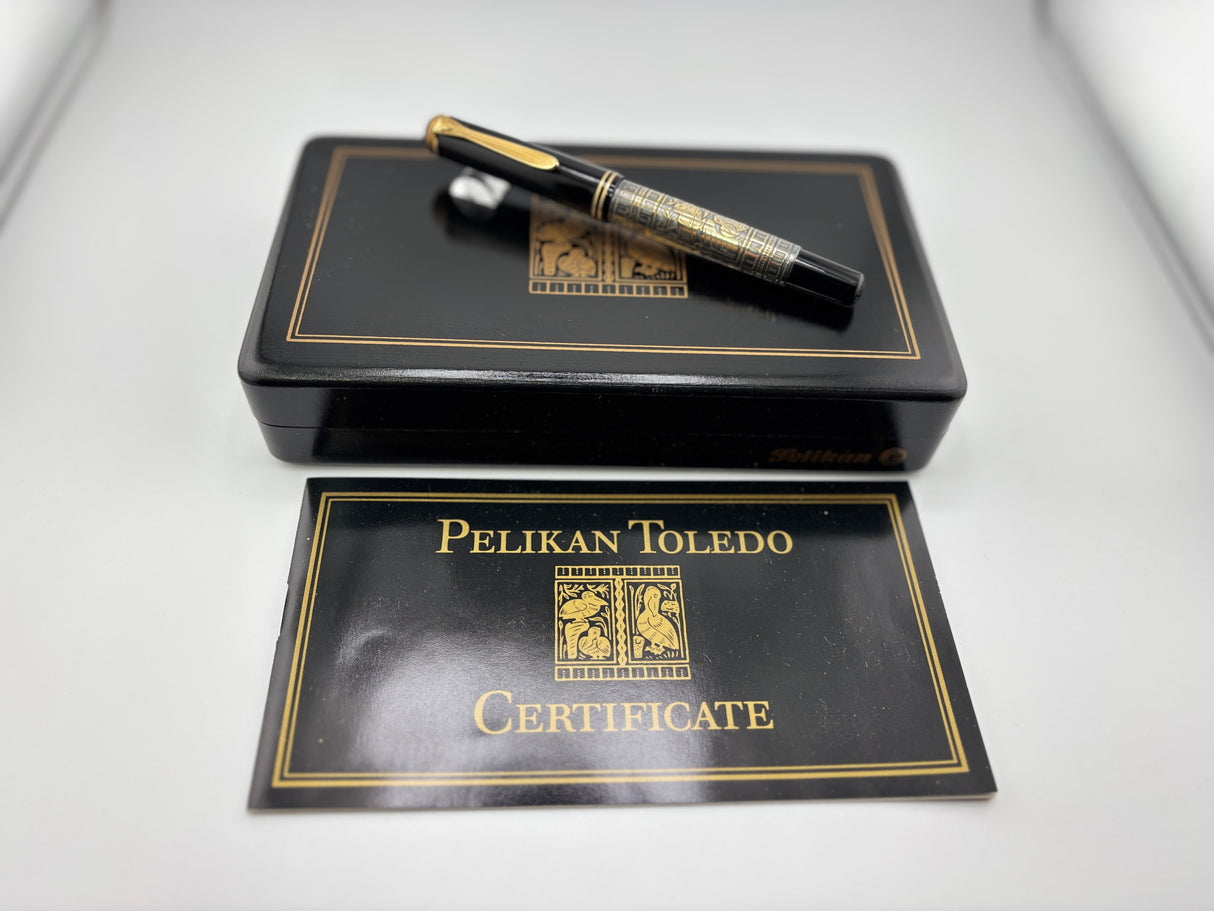 Pelikan M700 Toledo  Fountain Pen - Fine 18kt Gold Nib - 1990s