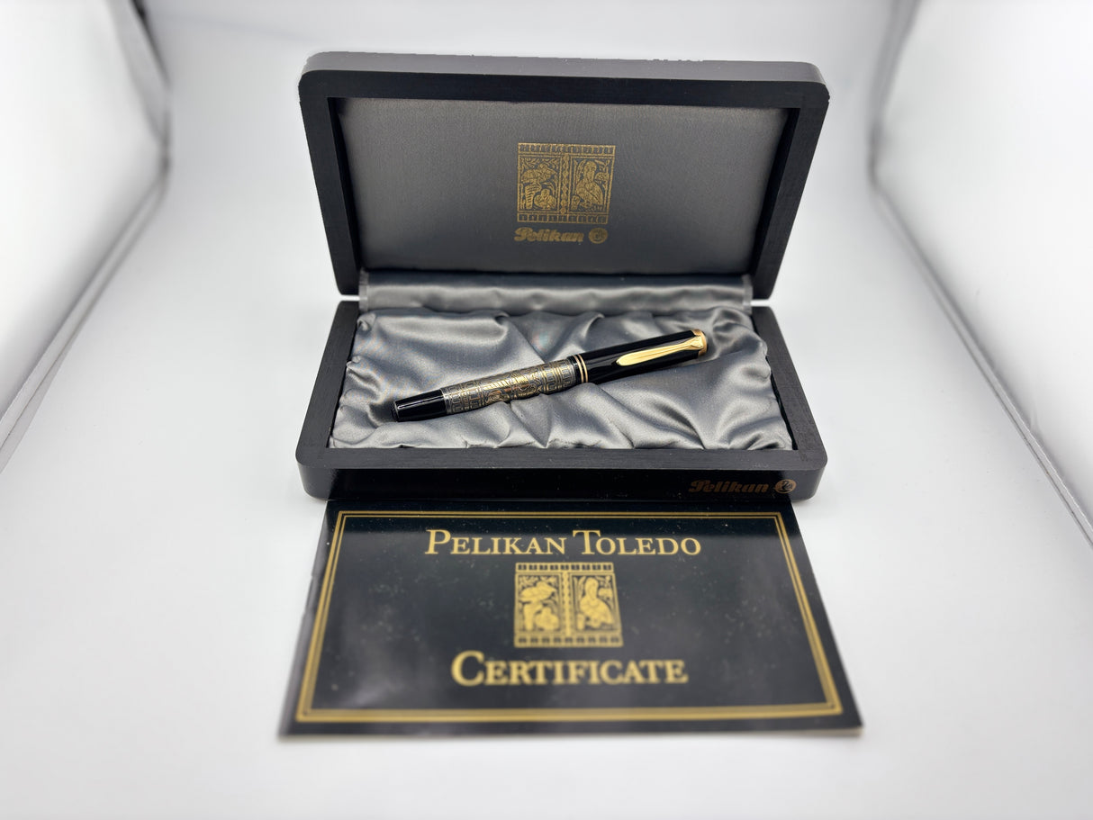 Pelikan M700 Toledo  Fountain Pen - Fine 18kt Gold Nib - 1990s