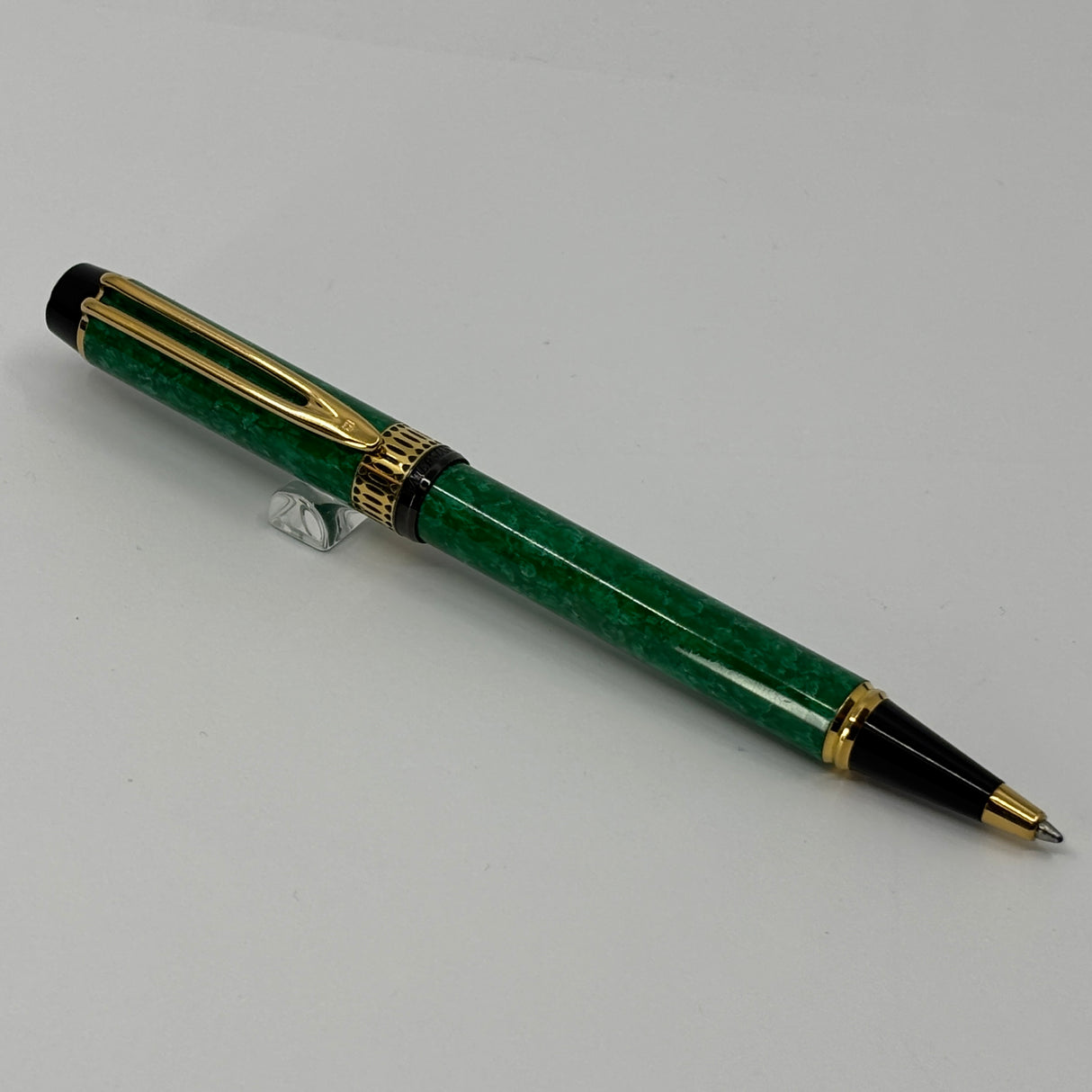 Waterman Patrician Green Marble Ballpoint Pen