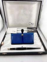Omas Signum Desk Pen - Superb Flex - Blue Base - Wonderful !! 100 pens produced ONLY