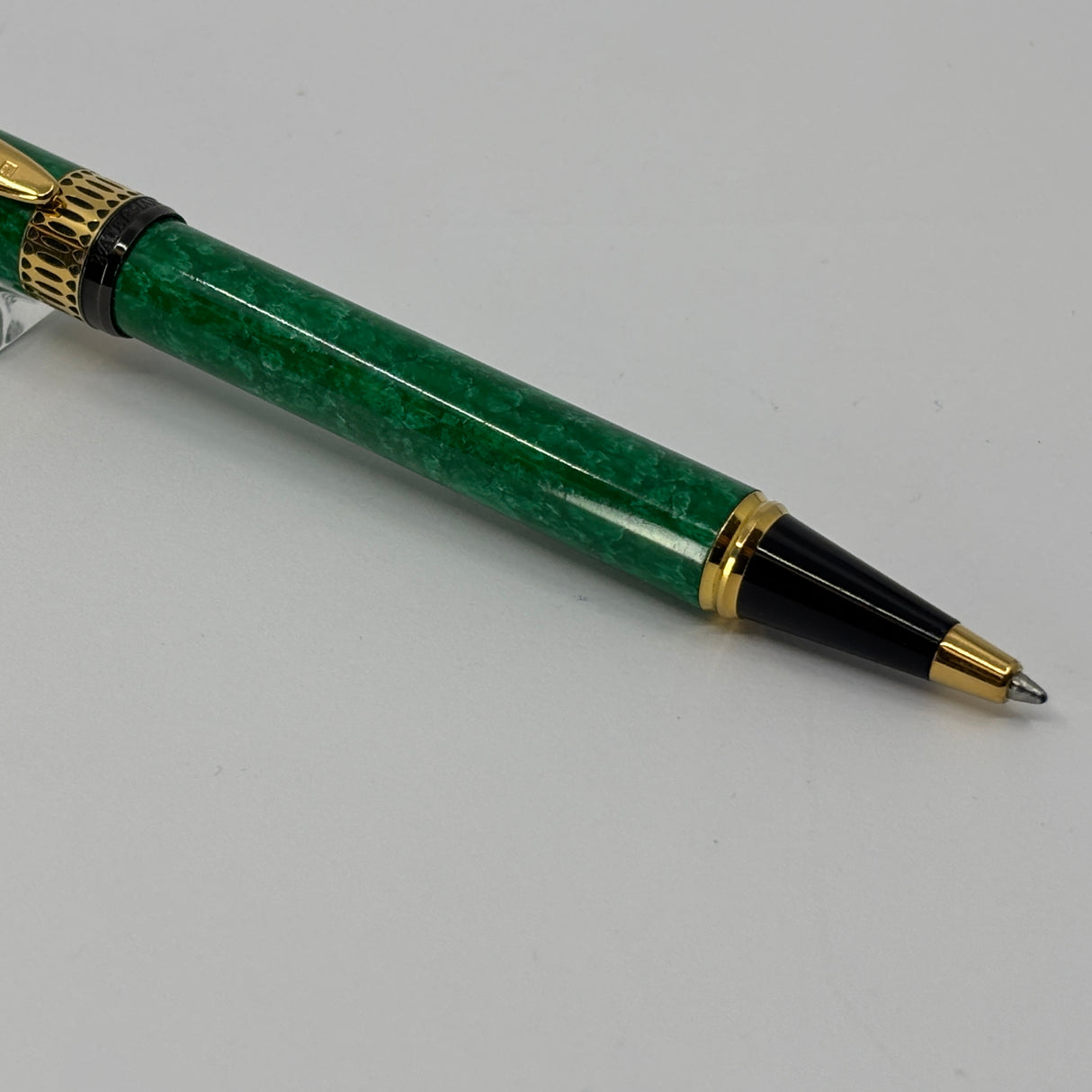 Waterman Patrician Green Marble Ballpoint Pen