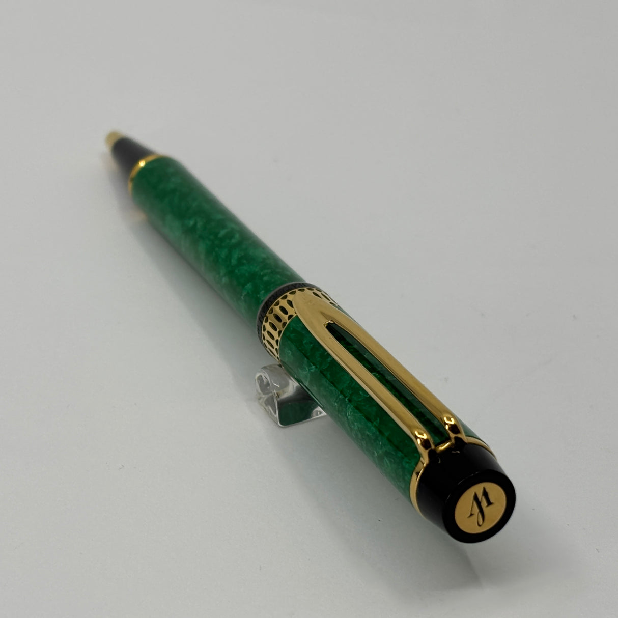 Waterman Patrician Green Marble Ballpoint Pen