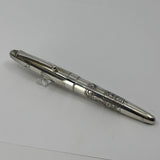 Pilot Sterling Silver Dragon Fountain Pen - Medium 18kt Gold Nib