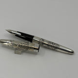 Pilot Sterling Silver Dragon Fountain Pen - Medium 18kt Gold Nib