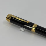 Aurora Black Talentum Fountain Pen  - Medium 14kt Gold Nib