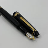 Montblanc #146 Black Resin LeGrand Meisterstuck Fountain Pen  - Medium 18kt Gold Nib (Generally Sold with 14kt Nib)