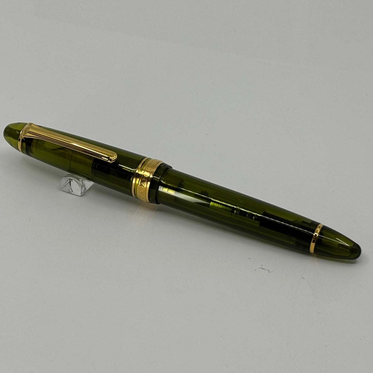 Sailor 1911 Large Kagero Green Transparent Fountain Pen  - Broad 21kt Gold Nib