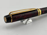Waterman Man 200 Rhapsody Burgundy Marble Fountain Pen  - Broad/Stub 18kt Gold Nib