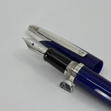 Dunhill AD2000 Royal Blue Galaxy Fountain Pen  - Extra Fine 18kt Gold Nib