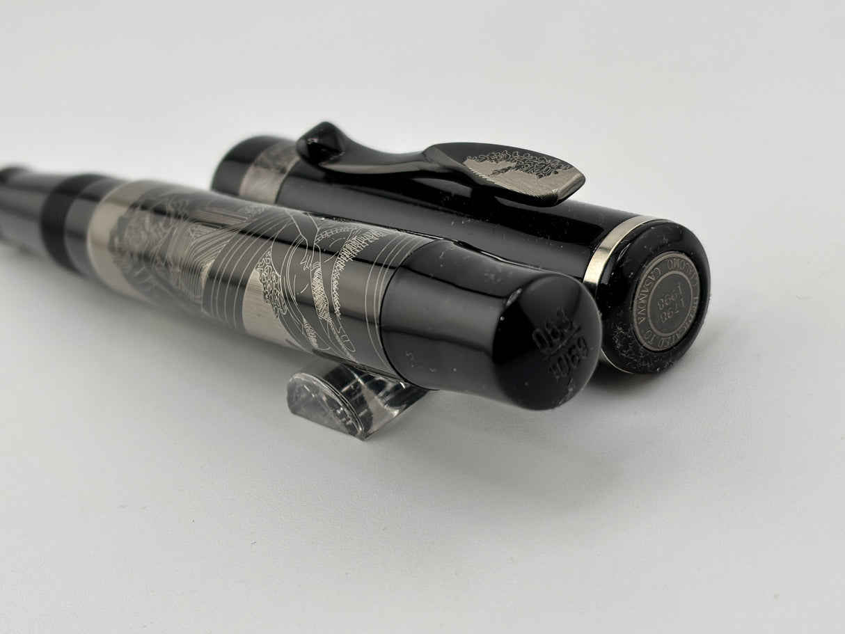 Visconti Casanova Erotic Art Limited Edition Fountain Pen - Fine 18kt Gold Nib