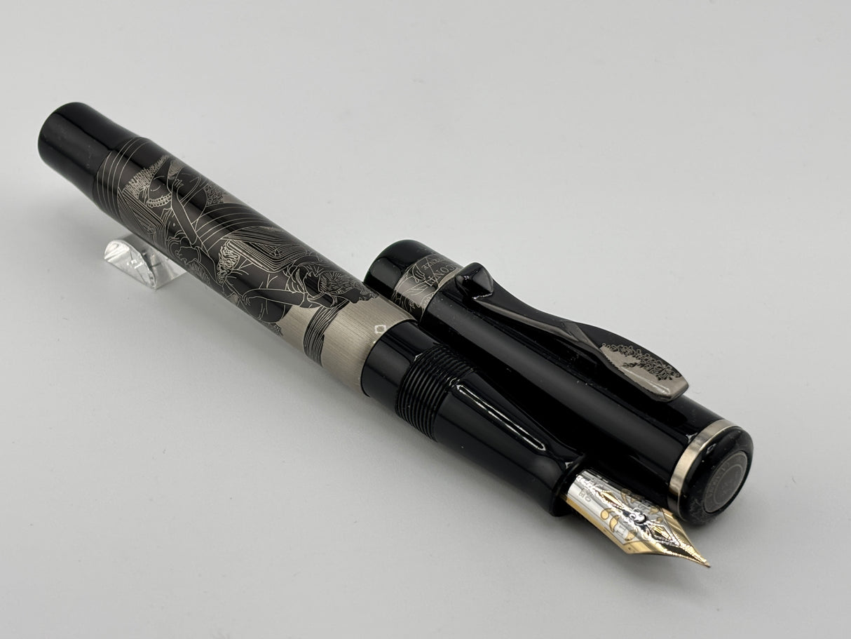 Visconti Casanova Erotic Art Limited Edition Fountain Pen - Fine 18kt Gold Nib