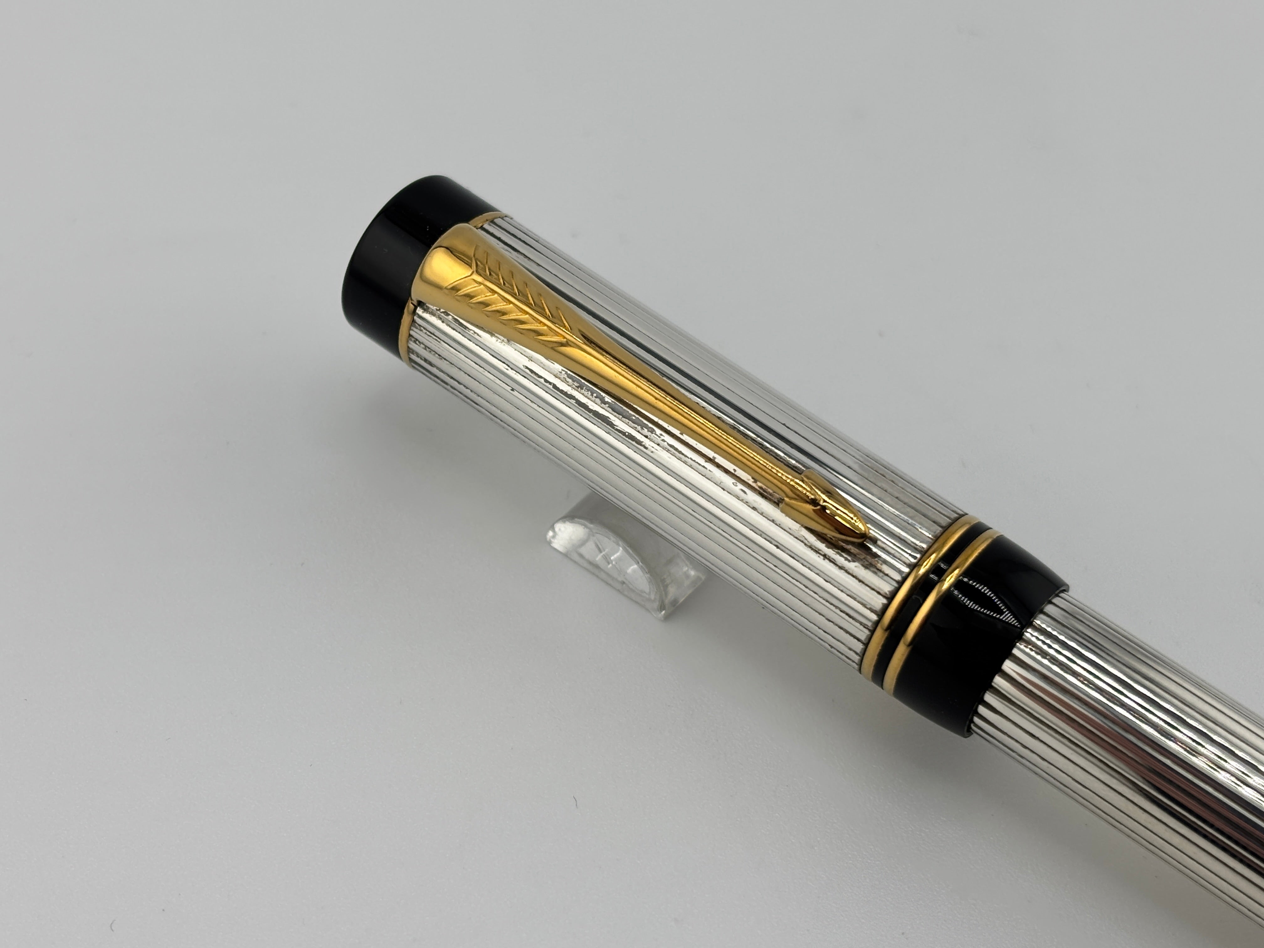 Parker Duofold Centennial (Largest Size) Sterling Silver Fountain