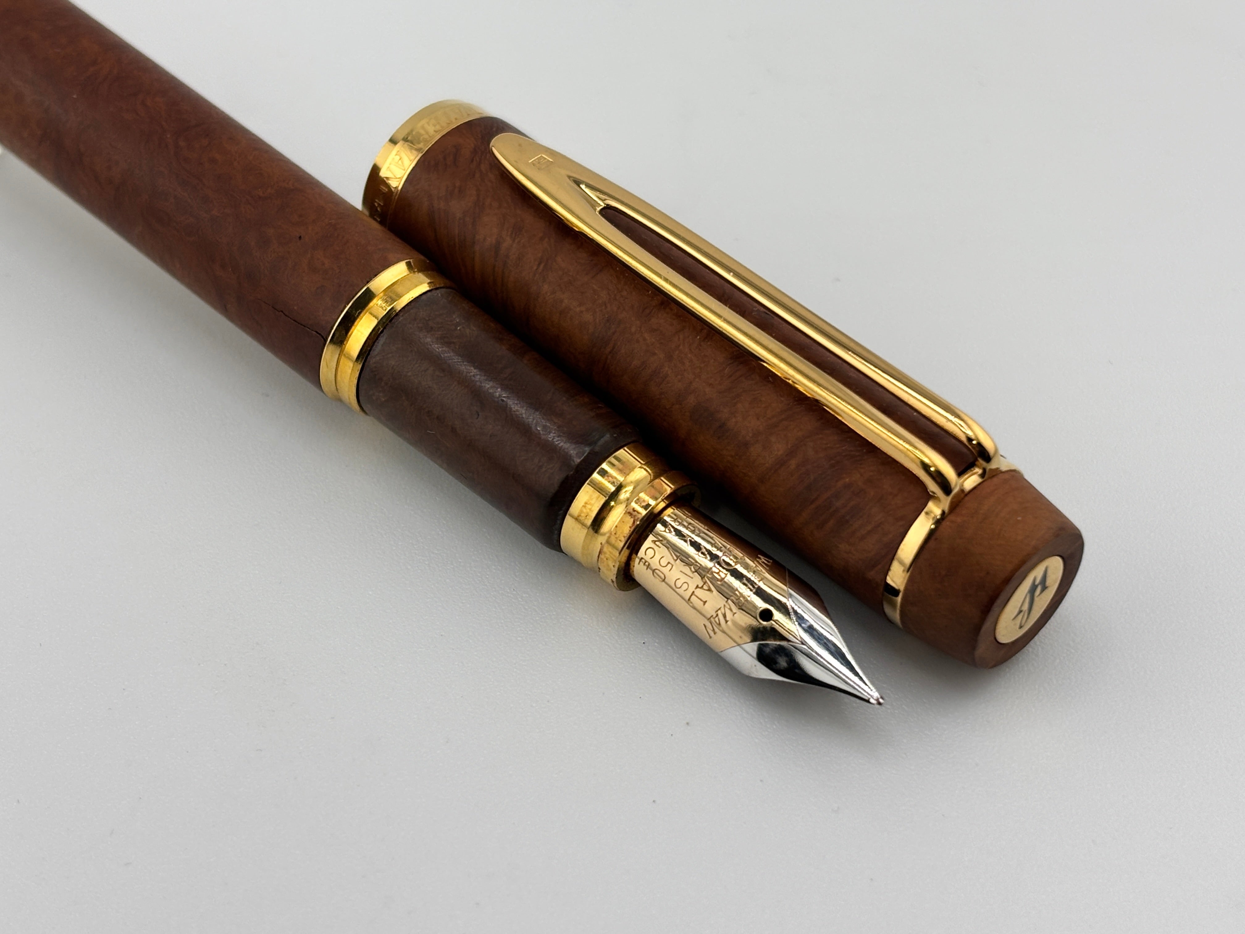 Waterman Le Man 100 Briarwood Fontainbleu Fountain Pen - Medium