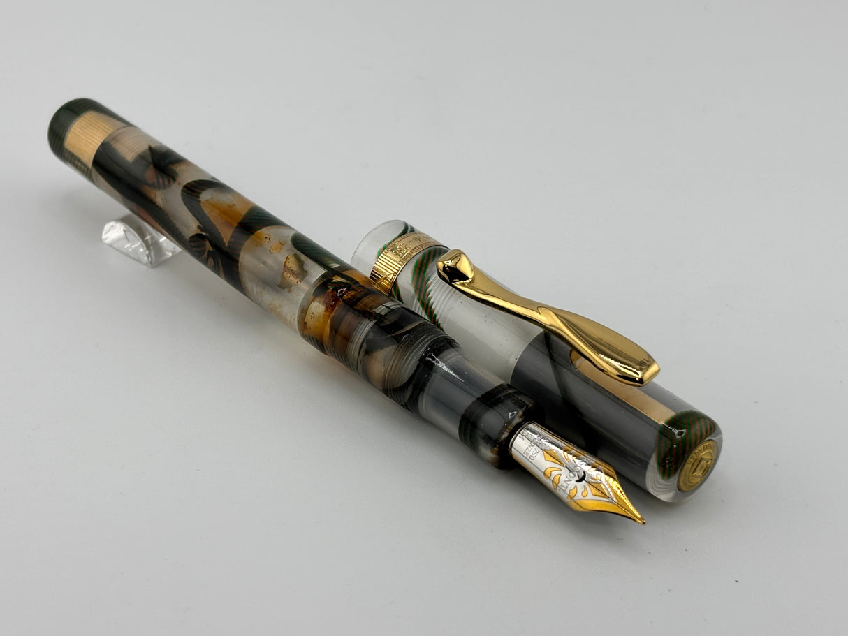 Visconti Voyager 18KT Demonstrator Limited Edition Fountain Pen - Medium 18kt Gold Nib