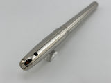 ST Dupont Orpheo Full Size Palladium Plated Fountain Pen - Medium 18kt Gold Nib