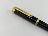 Montegrappa Quattro Zero Elegant Black 4-Sided Rollerball with Rounded Corners