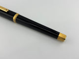 Montegrappa Quattro Zero Elegant Black 4-Sided Rollerball with Rounded Corners