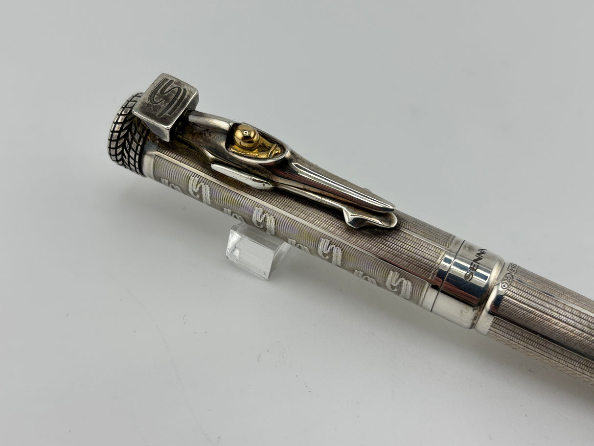 Montegrappa Ayrton Senna Sterling Silver .925 Limited Edition Rollerball # 1414/1960