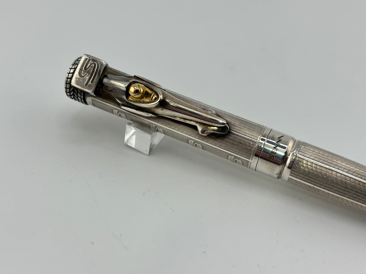 Montegrappa Ayrton Senna Sterling Silver .925 Limited Edition Rollerball # 1414/1960
