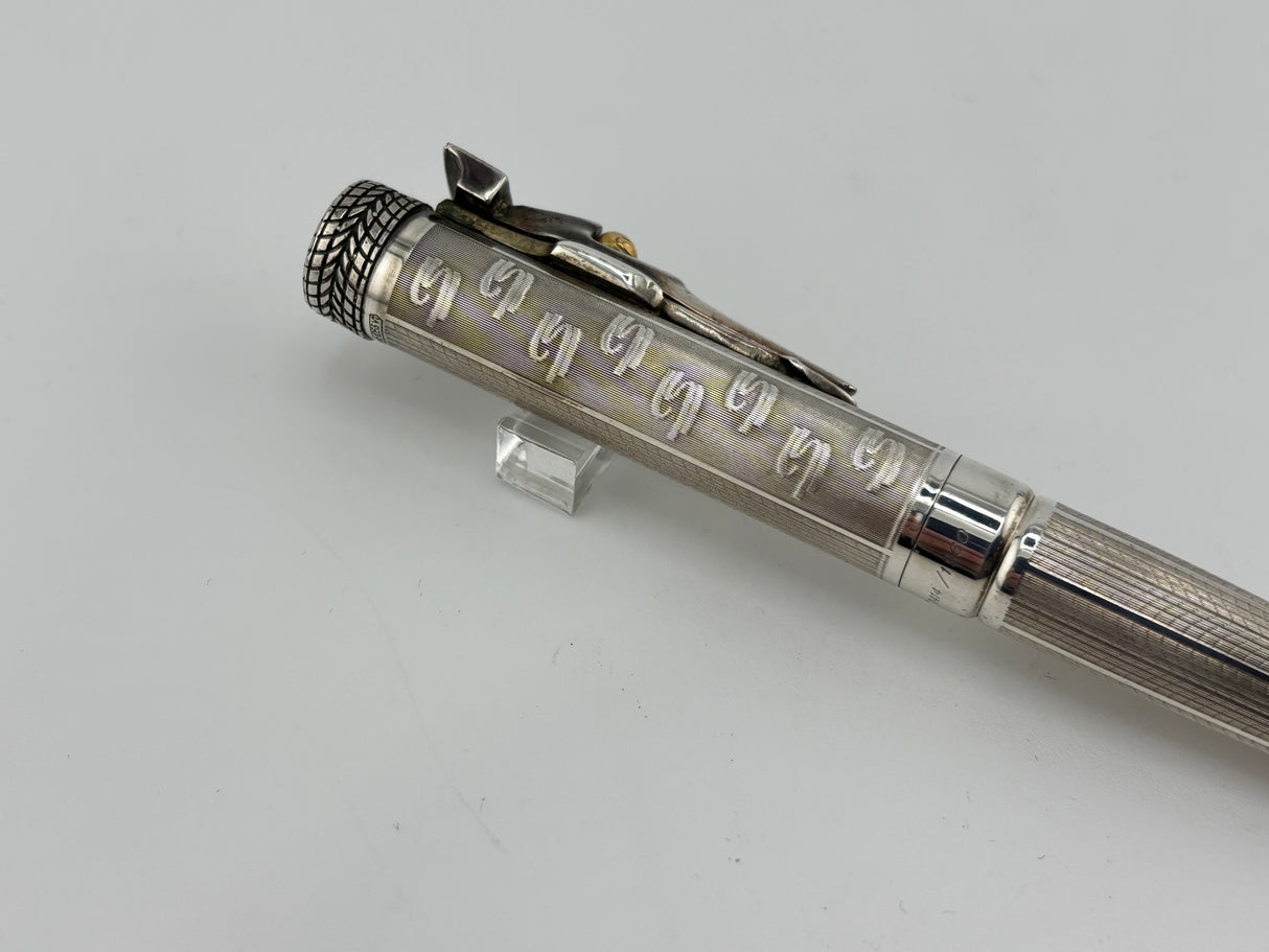 Montegrappa Ayrton Senna Sterling Silver .925 Limited Edition Rollerball # 1414/1960