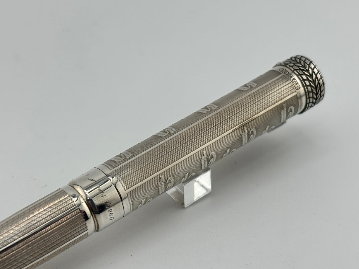 Montegrappa Ayrton Senna Sterling Silver .925 Limited Edition Rollerball # 1414/1960
