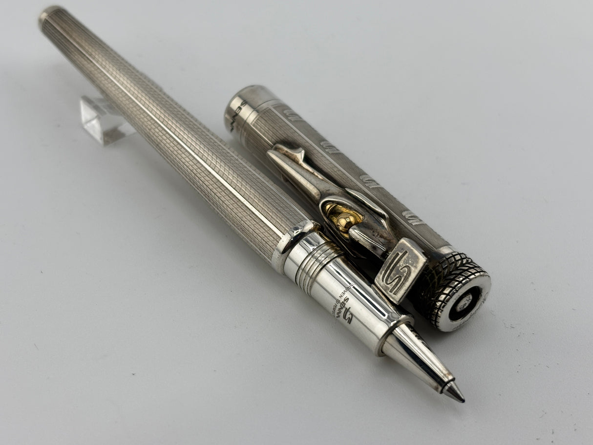 Montegrappa Ayrton Senna Sterling Silver .925 Limited Edition Rollerball # 1414/1960