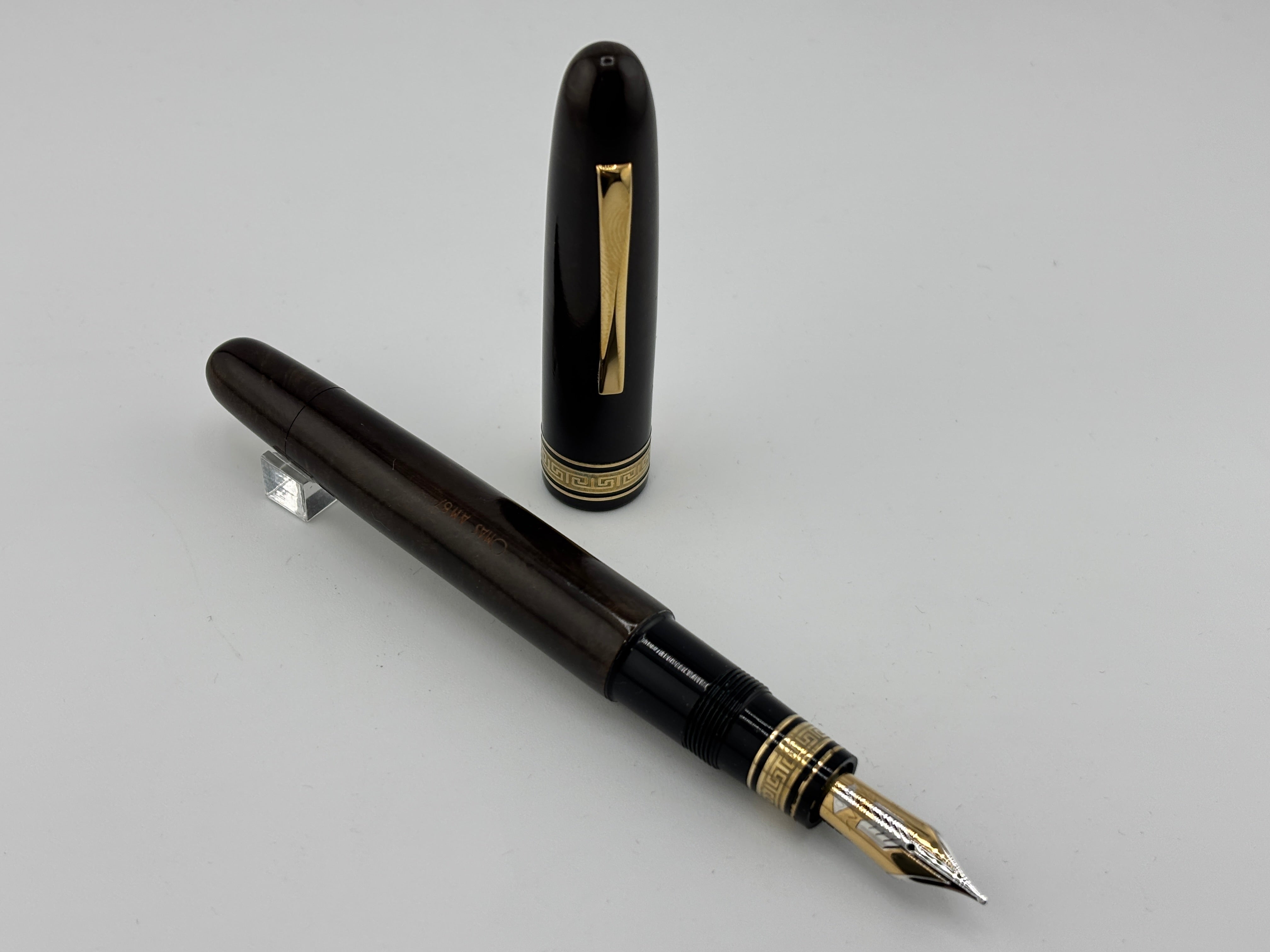 OMAS Largest Size Ogiva AM87 Olive Brown Briarwood Fountain Pen
