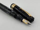 OMAS Cinema Limited Edition Grigio Perla Celluloid Fountain Pen - Medium 18kt Gold Nib