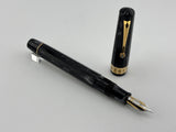 OMAS Cinema Limited Edition Grigio Perla Celluloid Fountain Pen - Medium 18kt Gold Nib