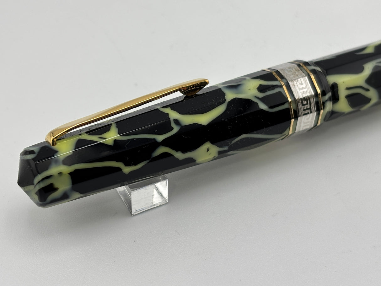 Omas Galileo Galilei Special Edition Pearl & Black Wild Celluloid Rollerball