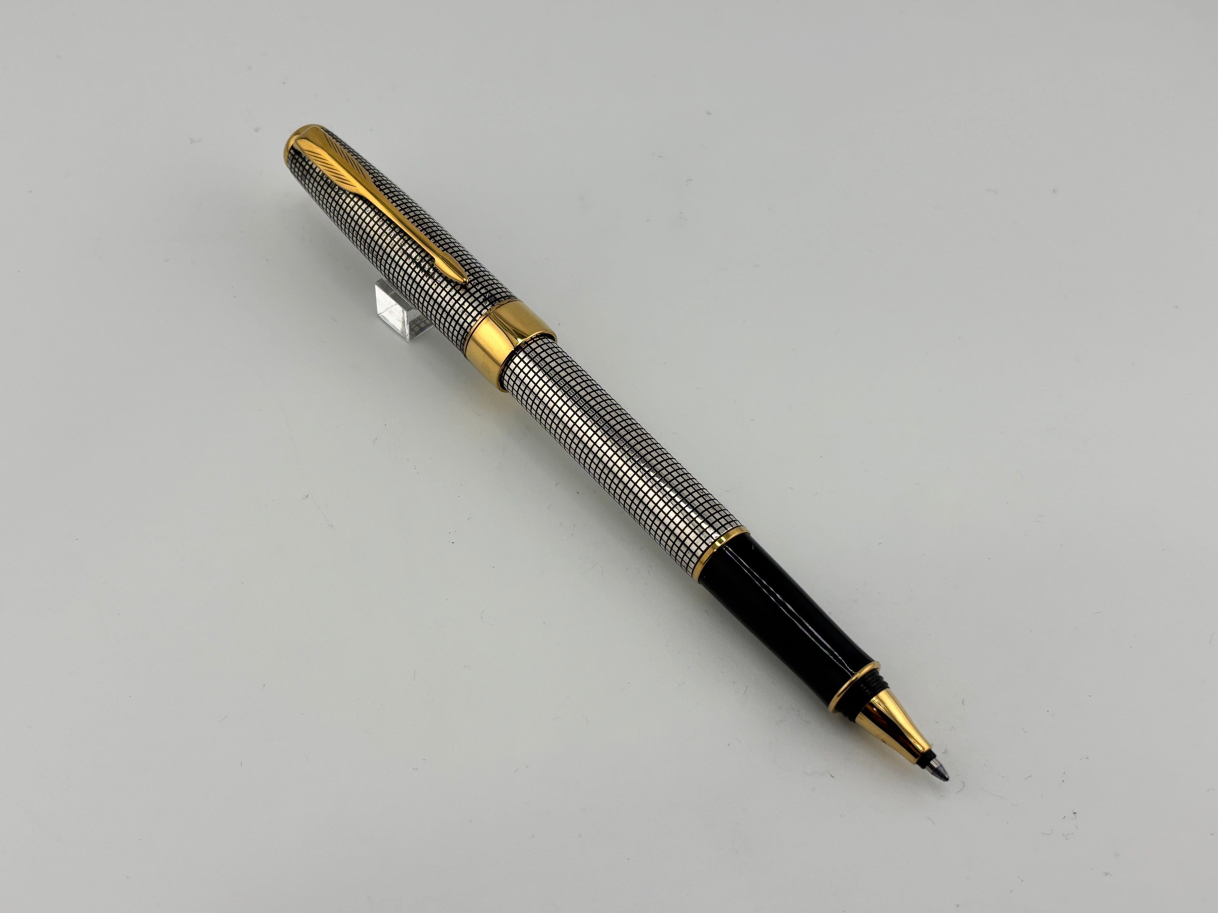 Parker Sonnet Cisele Sterling Silver Rollerball – Fountain Pen